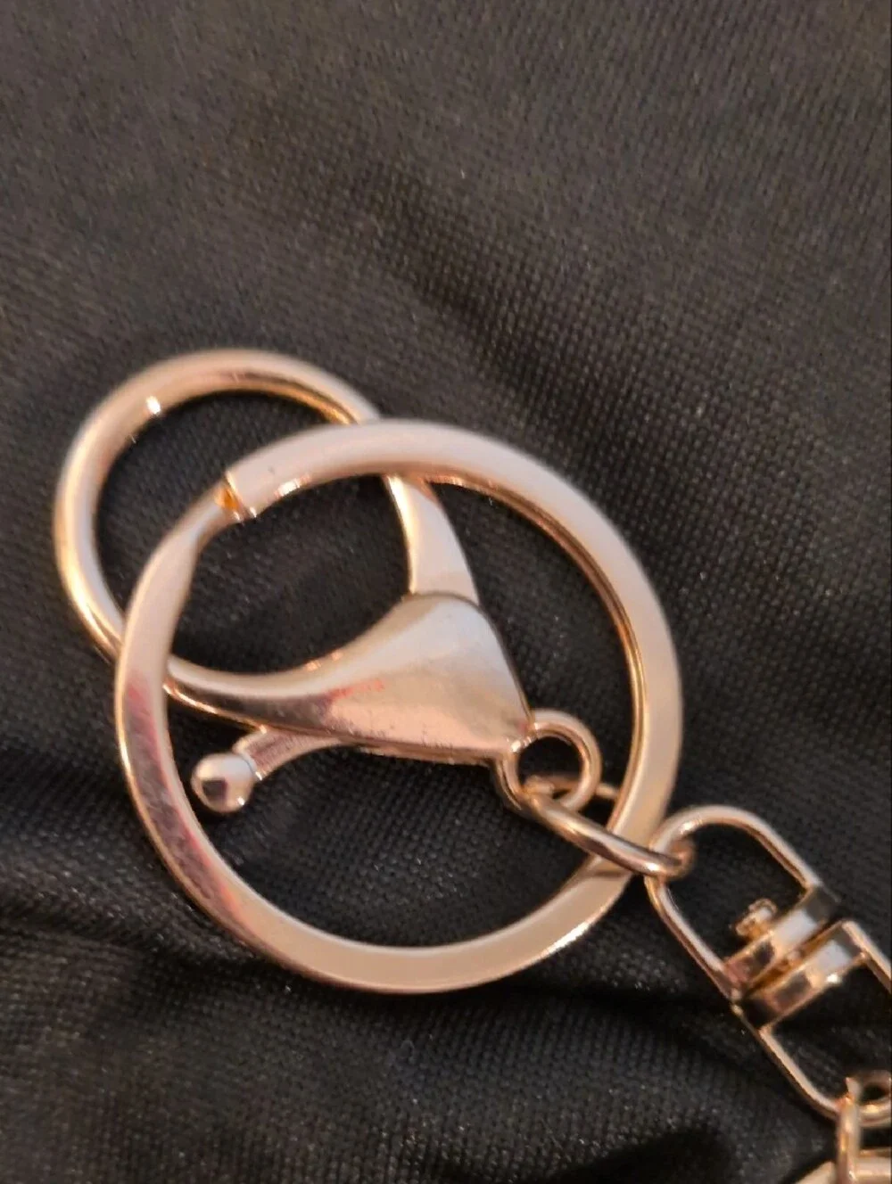 Gold Crystal Minaudière Purse Bag Charm/ Keychain